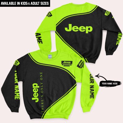 Premium - Custom Name - Jeep - Neon - Sweatshirt