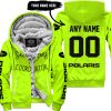 SHENANIGANS COORDINATOR - CUSTOM NAME RACING - POLARIS - BLACK - FLEECE ZIP HOODIE