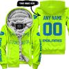 SHENANIGANS COORDINATOR - CUSTOM NAME RACING - POLARIS - BLUE - FLEECE ZIP HOODIE