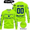 SHENANIGANS COORDINATOR - CUSTOM NAME RACING - SUZUKI - BLUE - SWEATER UGLY