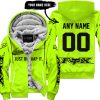 JUST BRAAAP IT – CUSTOM NAME RACING – FOX RACING – BLACK - FLEECE ZIP HOODIE