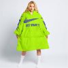 JUST BRAAAP IT – CUSTOM NAME RACING – FOX RACING – BLUE - OODIE BLANKET HOODIE