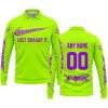 JUST BRAAAP IT – CUSTOM NAME RACING – FOX RACING – PURPLE - LONG SLEEVE POLO SHIRT