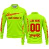 JUST BRAAAP IT – CUSTOM NAME RACING – FOX RACING – RED - LONG SLEEVE POLO SHIRT
