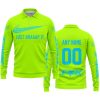 JUST BRAAAP IT – CUSTOM NAME RACING – FOX RACING – SKY BLUE - LONG SLEEVE POLO SHIRT