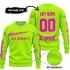 JUST BRAAAP IT – CUSTOM NAME RACING – FOX RACING – VIVID PINK - SWEATER UGLY
