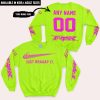 JUST BRAAAP IT – CUSTOM NAME RACING – FOX RACING – VIVID PINK - SWEATSHIRT