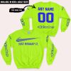 JUST BRAAAP IT – CUSTOM NAME RACING – ALPINESTARS – BLUE - SWEATSHIRT