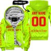 JUST BRAAAP IT – CUSTOM NAME RACING – ALPINESTARS – RED - FLEECE ZIP HOODIE