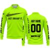 JUST BRAAAP IT – CUSTOM NAME RACING – ARCTIC-CAT – BLACK - LONG SLEEVE POLO SHIRT