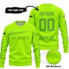 JUST BRAAAP IT – CUSTOM NAME RACING – ARCTIC-CAT – GREEN -SWEATER UGLY