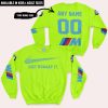 JUST BRAAAP IT – CUSTOM NAME RACING – BMW – BLUE -SWEATSHIRT