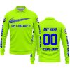JUST BRAAAP IT – CUSTOM NAME RACING – CAN-AM – BLUE - LONG SLEEVE POLO SHIRT