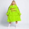 JUST BRAAAP IT – CUSTOM NAME RACING – CAN-AM – BRIGHT PINK - OODIE BLANKET HOODIE