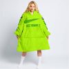 JUST BRAAAP IT – CUSTOM NAME RACING – CAN-AM – GREEN - OODIE BLANKET HOODIE