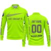 JUST BRAAAP IT – CUSTOM NAME RACING – CAN-AM – GREY - LONG SLEEVE POLO SHIRT
