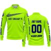 JUST BRAAAP IT – CUSTOM NAME RACING – CAN-AM – NAVY - LONG SLEEVE POLO SHIRT
