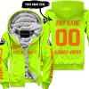 JUST BRAAAP IT – CUSTOM NAME RACING – CAN-AM – ORANGE - FLEECE ZIP HOODIE