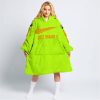 JUST BRAAAP IT – CUSTOM NAME RACING – CAN-AM – ORANGE - OODIE BLANKET HOODIE