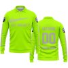 JUST BRAAAP IT – CUSTOM NAME RACING – CAN-AM – SILVER - LONG SLEEVE POLO SHIRT