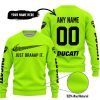 JUST BRAAAP IT – CUSTOM NAME RACING – DUCATI – BLACK - SWEATER UGLY