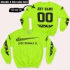 JUST BRAAAP IT – CUSTOM NAME RACING – FLY RACING – BLACK - SWEATSHIRT