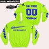 JUST BRAAAP IT – CUSTOM NAME RACING – FLY RACING – BLUE - SWEATSHIRT