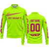 JUST BRAAAP IT – CUSTOM NAME RACING – FLY RACING – BRIGHT PINK - LONG SLEEVE POLO SHIRT