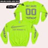 JUST BRAAAP IT – CUSTOM NAME RACING – FLY RACING – GREY- SWEATSHIRT