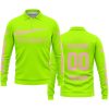 JUST BRAAAP IT – CUSTOM NAME RACING – FLY RACING – PINK - LONG SLEEVE POLO SHIRT