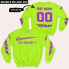JUST BRAAAP IT – CUSTOM NAME RACING – FLY RACING – PURPLE - SWEATSHIRT