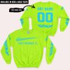 JUST BRAAAP IT – CUSTOM NAME RACING – FLY RACING – SKY BLUE - SWEATSHIRT