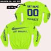 JUST BRAAAP IT – CUSTOM NAME RACING – HUSQVARNA – NAVY - SWEATSHIRT