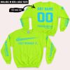 JUST BRAAAP IT – CUSTOM NAME RACING – HUSQVARNA – SKY BLUE - SWEATSHIRT
