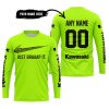 JUST BRAAAP IT – CUSTOM NAME RACING – KAWASAKI – BLACK - JERSEY