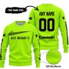 JUST BRAAAP IT – CUSTOM NAME RACING – KAWASAKI – BLACK - SWEATER UGLY