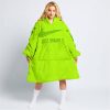 JUST BRAAAP IT – CUSTOM NAME RACING – KAWASAKI – GREEN - OODIE BLANKET HOODIE