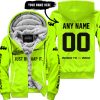 JUST BRAAAP IT – CUSTOM NAME RACING – KTM – BLACK - FLEECE ZIP HOODIE