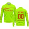 JUST BRAAAP IT – CUSTOM NAME RACING – KTM – ORANGE - LONG SLEEVE POLO SHIRT