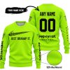 JUST BRAAAP IT – CUSTOM NAME RACING – MONSTER – BLACK - SWEATER UGLY