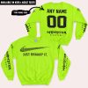 JUST BRAAAP IT – CUSTOM NAME RACING – MONSTER – BLACK - SWEATSHIRT