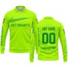 JUST BRAAAP IT – CUSTOM NAME RACING – MONSTER – GREEN - LONG SLEEVE POLO SHIRT