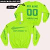 JUST BRAAAP IT – CUSTOM NAME RACING – MONSTER – GREEN - SWEATSHIRT