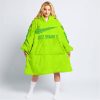 JUST BRAAAP IT – CUSTOM NAME RACING – MONSTER – GREEN - OODIE BLANKET HOODIE