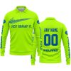 JUST BRAAAP IT – CUSTOM NAME RACING – POLARIS – BLUE - LONG SLEEVE POLO SHIRT