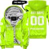 JUST BRAAAP IT – CUSTOM NAME RACING – POLARIS – WHITE - FLEECE ZIP HOODIE