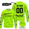 JUST BRAAAP IT – CUSTOM NAME RACING – REDBULL – BLACK- SWEATER UGLY