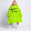 JUST BRAAAP IT – CUSTOM NAME RACING – REDBULL – BLACK - OODIE BLANKET HOODIE