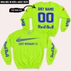 JUST BRAAAP IT – CUSTOM NAME RACING – REDBULL – BLUE - SWEATSHIRT