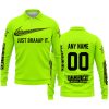 JUST BRAAAP IT – CUSTOM NAME RACING – ROCKSTAR – BLACK - LONG SLEEVE POLO SHIRT